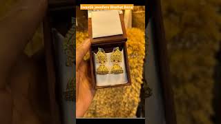 Gold Jewellery earrings jewellery swastikjewellers ornaments [upl. by Drucy]