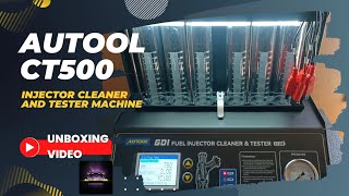 Autool CT500 GDI Fuel Injectors Cleaner amp Tester Unboxing Video [upl. by Dnomso]