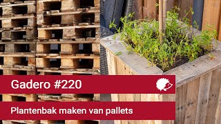 220 Plantenbak van pallets maken [upl. by Agna491]