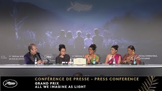 GRAND PRIX – Press Conference – PALMARES – English – Cannes 2024 [upl. by Elacim]