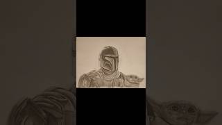 Drawing The Mandalorian and Grogu [upl. by Raveaux]