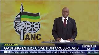 Gauteng enters coalition crossroads [upl. by Ttesil408]