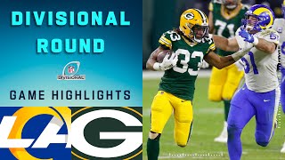 Rams vs Packers Divisional Round Highlights  NFL 2020 Playoffs [upl. by Netsrijk]