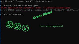 EPERM operation not permitted mkdir Fixed  Problem explained and fixed ✔️ [upl. by Read]