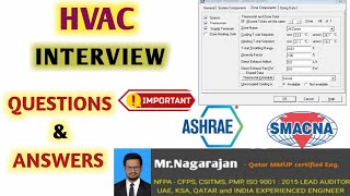 HVAC Important Interview Questions and Answers l Must Watch Video for Job l Gulf Job Questions [upl. by Cornwell]