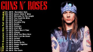 Guns N Roses Full Album 2024  Top 10 Best Songs  Guns N Roses Greatest Hits [upl. by Dnomsad]