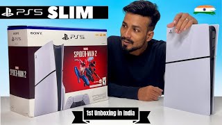 New PlayStation 5 Slim Unboxing amp Setup in India  PS5 Slim Review Hindi [upl. by Caterina]