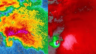 2024 Olustee Oklahoma Tornado Radar Loop [upl. by Garfinkel]