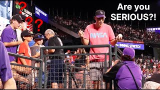 I snagged a NOLAN ARENADO HOME RUN at Coors Field  then things got weird [upl. by Ralyt]