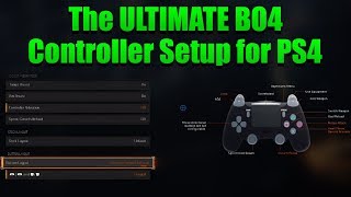 The ULTIMATE Black Ops 4 Controller Setup for PS4 DualShock 4 [upl. by Watters]