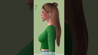 MUST HAVE ALPHA CC HAIR  THE SIMS 4  shorts [upl. by Rednijar]