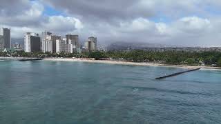 WAIKIKI BEACH HIGH DRONE SHOTS [upl. by Kaye]