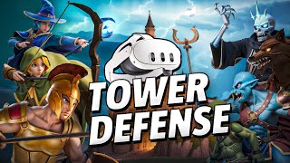 Tower Defense  Meta Quest 3 Gameplay  First Minutes No Commentary [upl. by Aynuat]