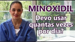 Como usar o MINOXIDIL para calvície [upl. by Ainafets]