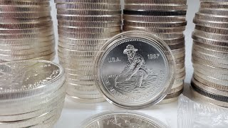 100 Engelhard Prospector Silver Rounds Stacking Goal Reached [upl. by Urata]