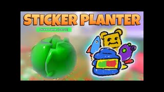 Roblox BSS Sticker PlanterNEW [upl. by Rapsac790]