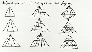 Best amp Easy Tricks for Counting Triangles In hindi [upl. by Christi]