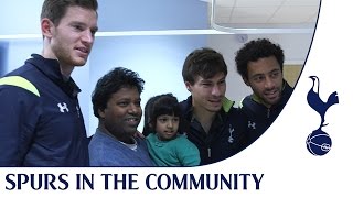 Vertonghen Dembele amp Stambouli visit North Middlesex Hospital [upl. by Belen]