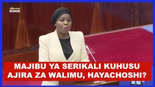 HAYA MAJIBU YA SERIKALI KUHUSU AJIRA ZA WALIMU 12000 MWAKA 2024 [upl. by Airamas]