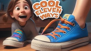 🌟👟 11 NEW How to tie shoelaces Creative ways to tie shoelaces  Shoes lace styles [upl. by Nnairac]