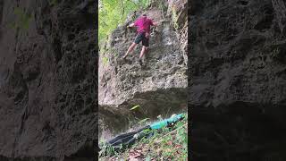 K Face  Muscatatuck Park Bouldering climbing bouldering rockclimbing [upl. by Melton]