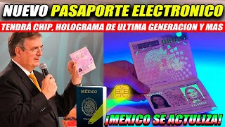 MIRA Así será el nuevo Pasaporte Electrónico de México🇲🇽 ahora Biométrico con CHIP Mucho más seguro [upl. by Tuckie943]