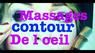 Massages et drainage du regard  prévention et anti âge [upl. by Aimaj]