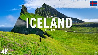 Iceland 4K  Scenic Relaxation Film with Calming Music [upl. by Walburga]