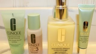 Clinique Skin Care Review [upl. by Aneerhs]