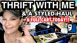 I HIT THE JACKPOT THRIFTING IN GOODWILL  COME THRIFT WITH ME amp SEE MY THRIFTED DECOR HAUL [upl. by Dickson]