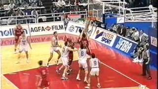 Real Madrid  Olympiakos Final Four Zaragoza 1995 Final Copa de Europa [upl. by Om122]