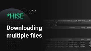 Creating a multifile downloader with HISE [upl. by Annawak939]