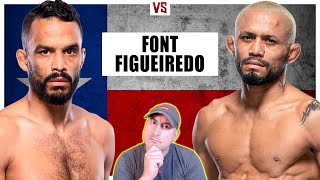 UFC Austin Rob Font vs Deiveson Figueiredo Prediction Bets amp DraftKings [upl. by Eibur]