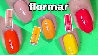 Flormar Full color Nail polish SWATCHES [upl. by Archambault]