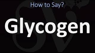 How to Pronounce Glycogen CORRECTLY [upl. by Enitnatsnoc]