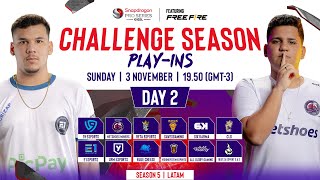 🔴Free Fire Challenge PlayIns Day 2  Season 5  LATAM [upl. by Tahmosh]