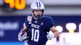 Luke McCaffrey 2023 Full Season Highlights  Rice WR  2024 NFL Draft Prospect [upl. by Otreblon]