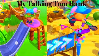 My Talking Tom Hank Island gameplay part 14 [upl. by Ailhad812]