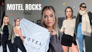 HUGE NEW IN MOTEL ROCKS TRYON HAUL  the most UNREAL neutral pieces ever  DISCOUNT code xx [upl. by Agathy]