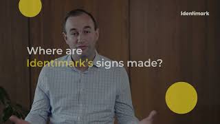 Where are Identimark’s signs made [upl. by Baptiste]