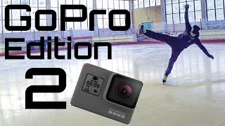 Freestyle Ice Skating  GoPro Edition 2 headphones recomended [upl. by Ivad]