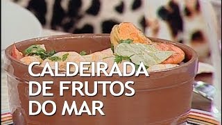 De Bem Receitas  Caldeirada de frutos do mar 12022014 [upl. by Nnylahs]