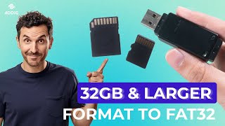 5 WAYS  How to Format SD Card to FAT32 Any Size  Convert NTFS to FAT32 without Data Loss [upl. by Loggia]