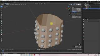 Dalek Blender Tutorial 01  Skirt and Hemis [upl. by Hafeetal]