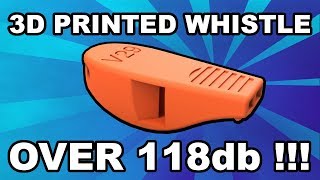 3D Print Timelapse 118 dB Whistle [upl. by Leerzej598]