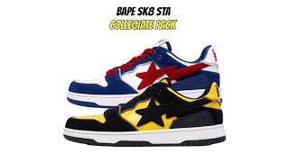 BAPE SK8 STA Collegiate Pack [upl. by Latty]