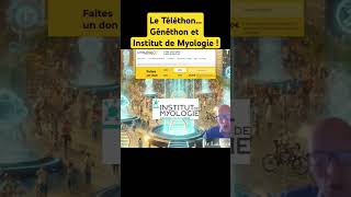 La minute Téléthon Le Genethon et lInstitut de Myologie shorts don santé médecine [upl. by Epolenep]