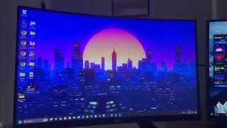 AOC C27G2Z Curved Frameless Ultra Fast Gaming Monitor Showing My Fav Wallpaper Engine Backgrounds [upl. by Ehtylb958]