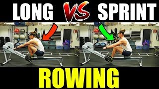 Rowing Machine Sprint amp Cardio Technique [upl. by Gambrill]