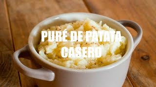 Pure de patata receta fácil [upl. by Ayrolg]